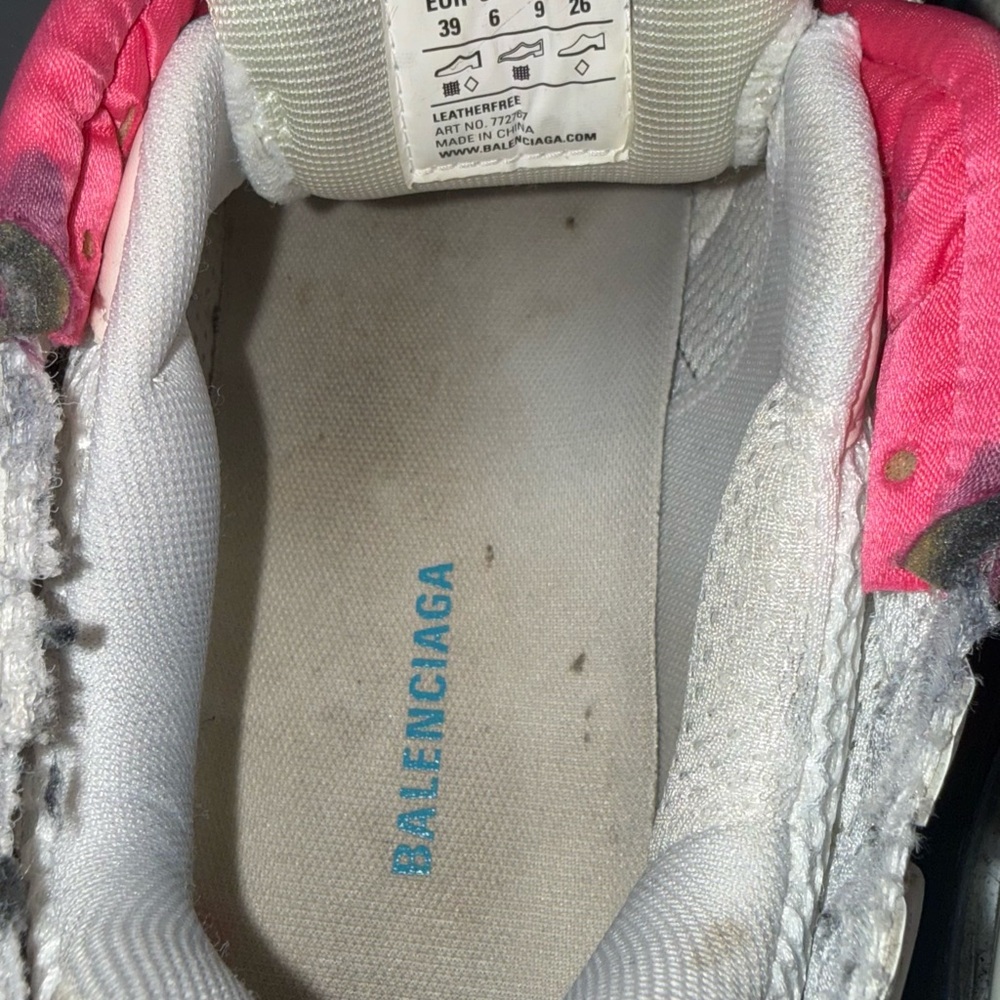 Balenciaga Multicolor Sneakers - White, Blue, Pink - Picture 3 of 7